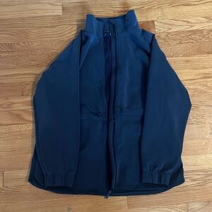 All in motion airy sleek navy full zip